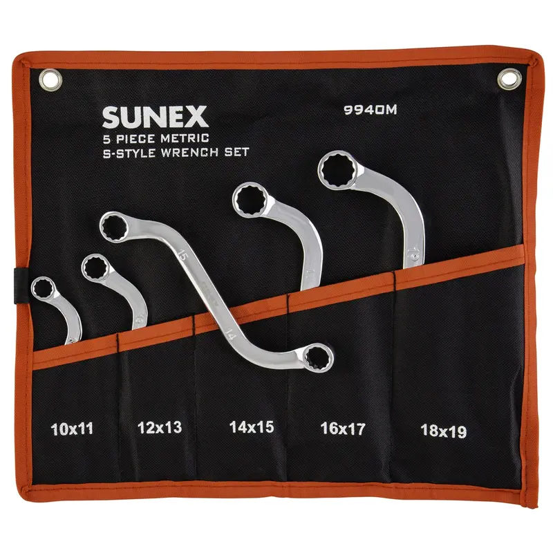 5-Piece S-Style Metric Wrench Set Sun9940m Sunex 1