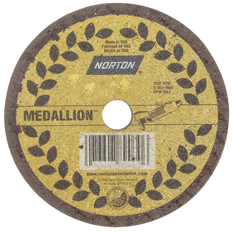 5 Pk. 1/16" Medallion Cut-Off Wheels Nor89030 Norton Abrasives 1