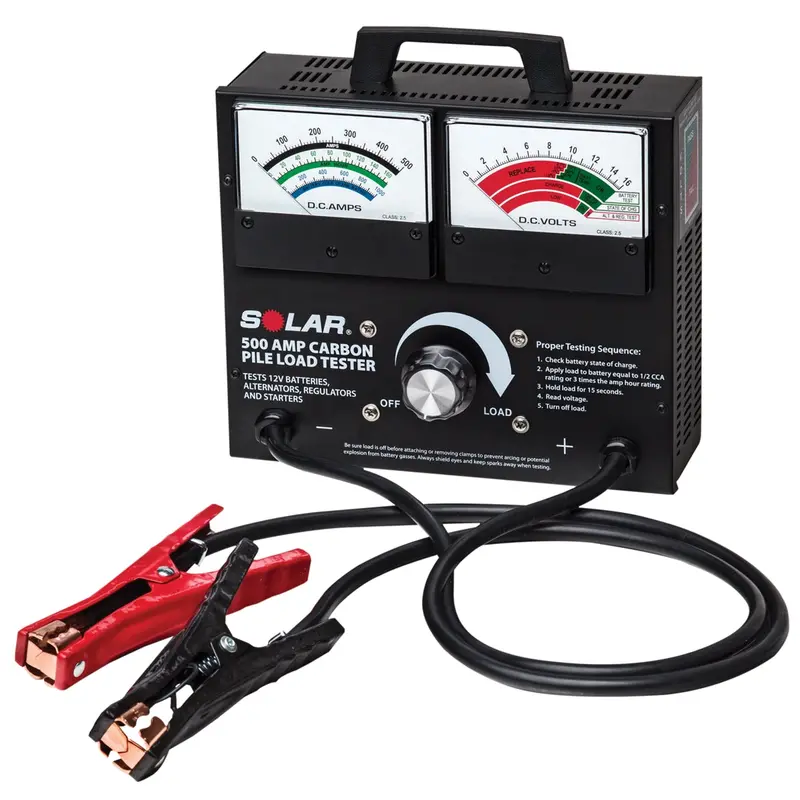 500 Amp 12V Carbon Pile Battery Tester Sol1874 Clore Automotive 1