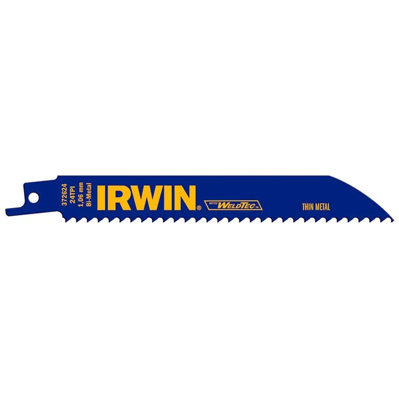 6 In. 24 Tpi Metal Cutting Reciprocating Blade With Weldtec Han372624 Hanson 1