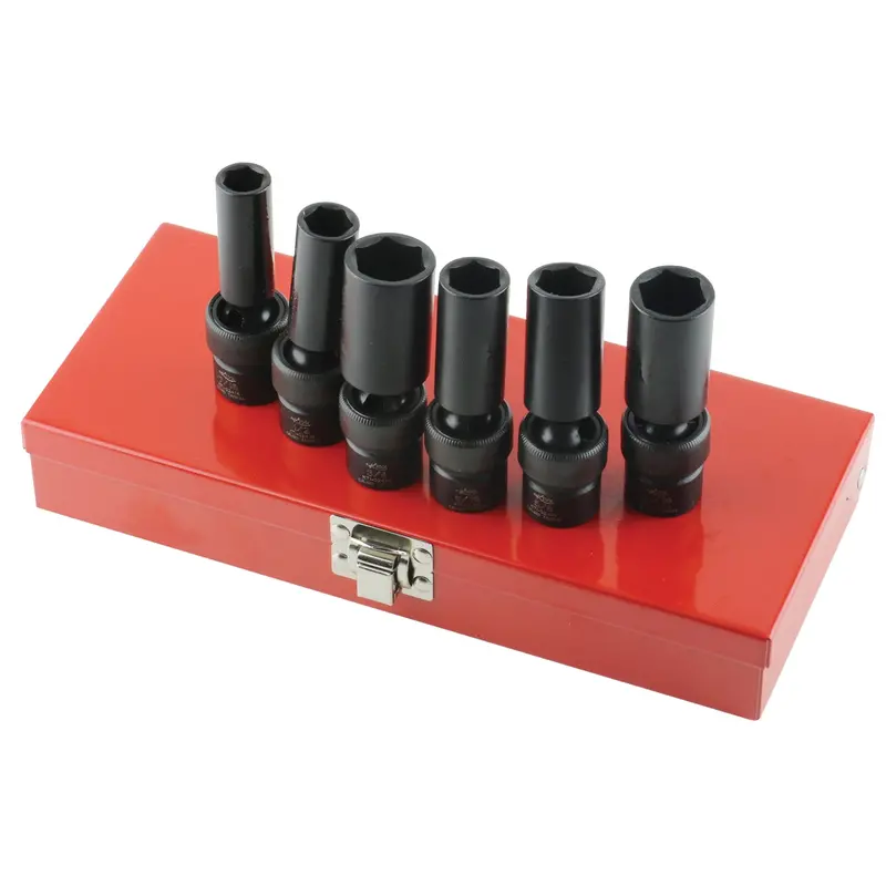 6-Pc 3/8" Drive Flex Deep Impact Socket Set Kti32400 K Tool International 1