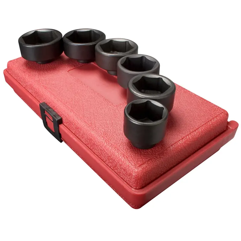 6 Pc. 3/8" Drive Oil And Fuel Filter Socket Set Sun3671 Sunex 1