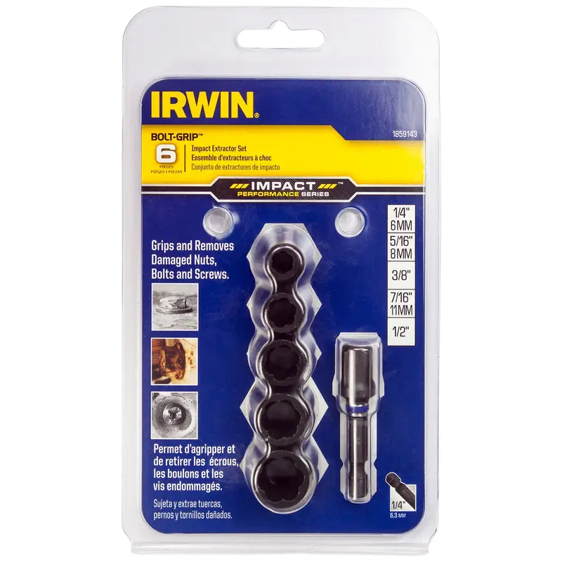 6 Piece Impact Bolt Grip Set Han1859143 Hanson 1