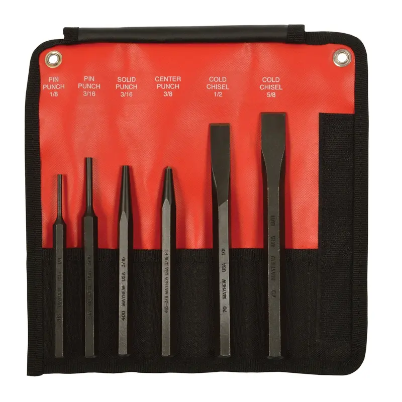 6 Piece Punch And Chisel Set May61005 Mayhew 1
