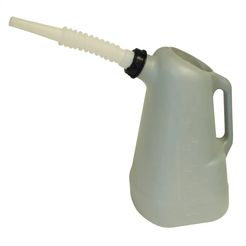 6 Qt. Translucent 8" Pouring Spout Oil Filler Lis19732 Lisle 1