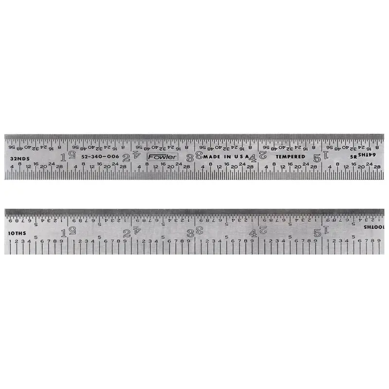 6"" Ruler Fow72-340-006 Fowler 1
