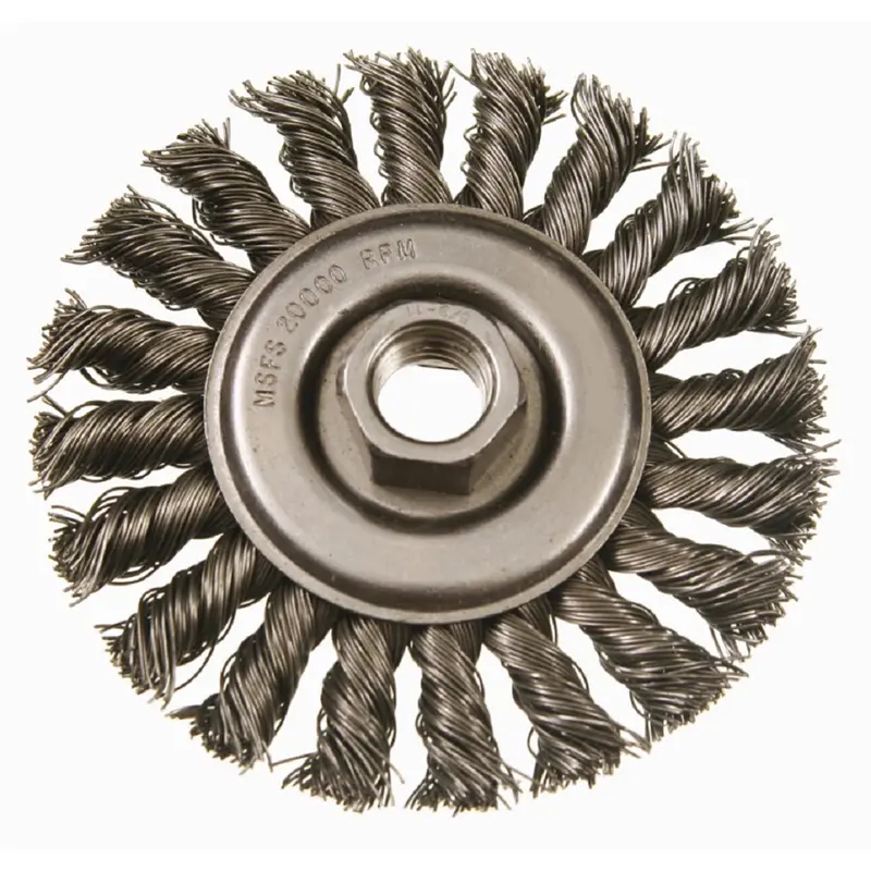 6" Standard Twist Wire Wheel, .023, 5/8", 11 Ah Tmrfelk606 The Main Resource 1
