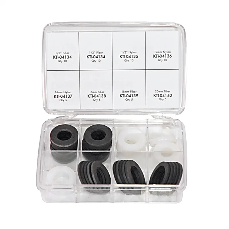60-Pc Poly And Fiber Drain Plug Gasket Kit Kti00009 K Tool International 1