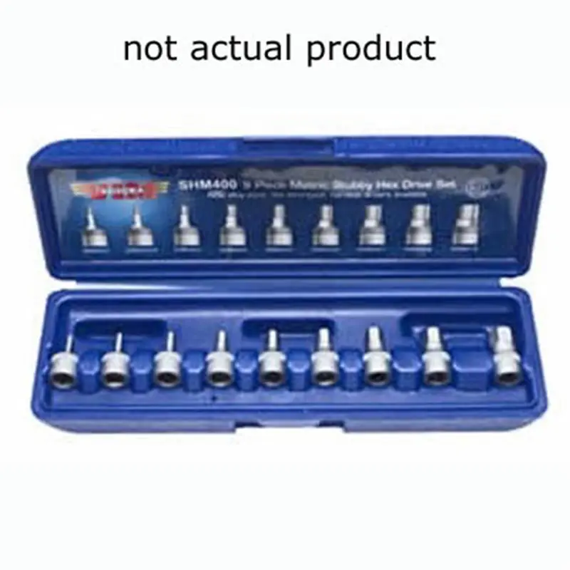 6Mm Hex One Piece Drive Bit, 1/4 In. Square Drive Vimshm406 Vim Products 1