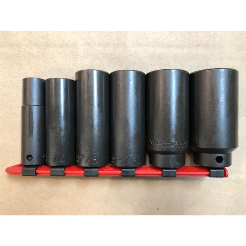 6Pc Custom 1/2In Dr. Deep Impact Socket Set Wris4906 Wright Tool 1