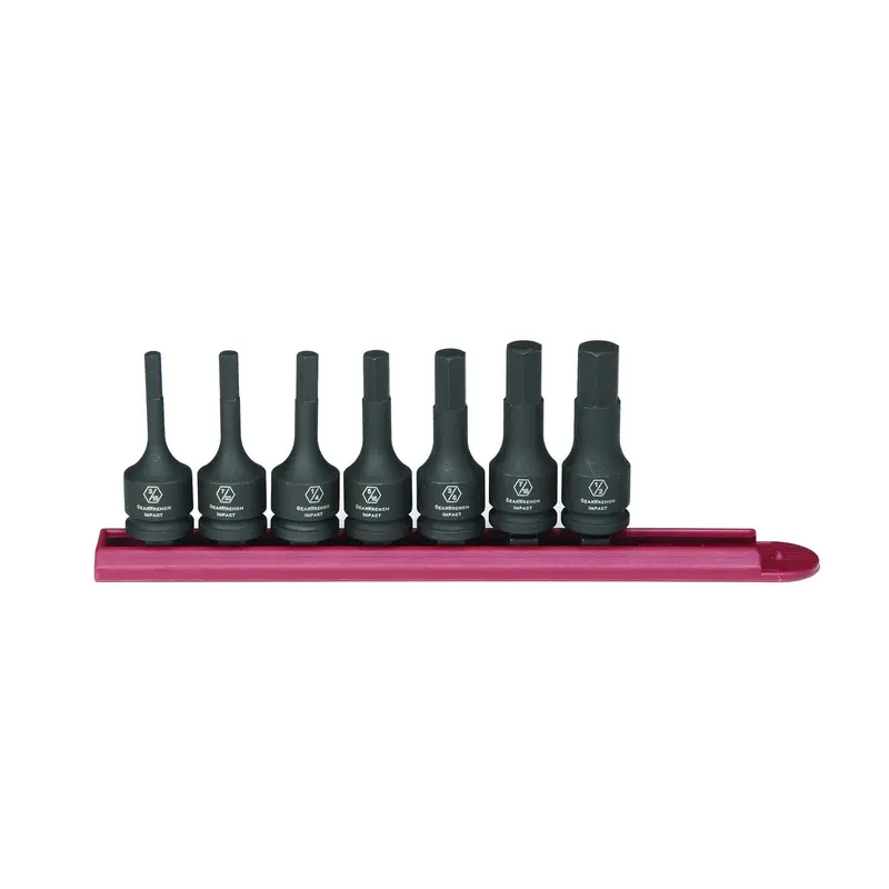 7 Piece 3/8" Drive 6 Point Sae Hex Impact Socket Set Kdt84913 Gearwrench 1