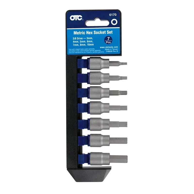 7 Piece Metric Hex Bit Socket Set Otc6170 Otc 1