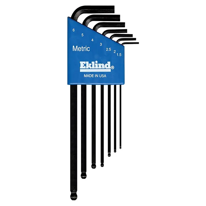 7 Piece Metric Long Ball End Hex-L Ekl13607 Eklind Tool Company 1
