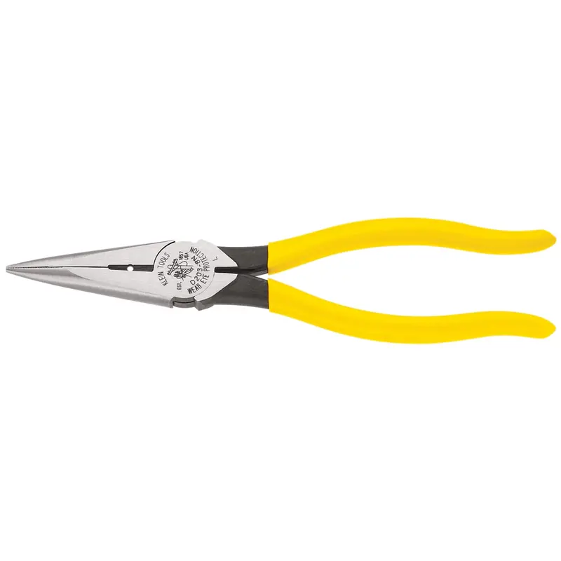 8-7/16" Heavy Duty Long Nose Pliers - Side Cutting And Wire Stripping Kled203-8N Klein Tools 1