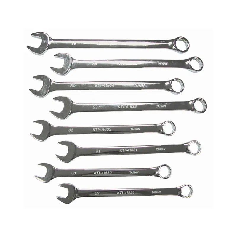 8-Pc Metric 29-36Mm Polished Chrome Combination Wrench Set Kti41802 K Tool International 1