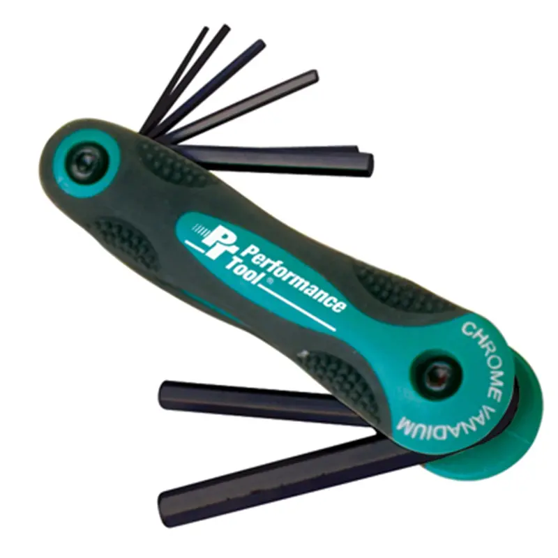 8 Pc Metric Folding Hex Key Se Wlmw80283 Wilmar Corp. / Performance Tool 1