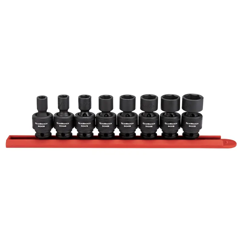 8 Piece 3/8" Drive 6 Point Sae Universal Impact Socket Set Kdt84917n Gearwrench 1