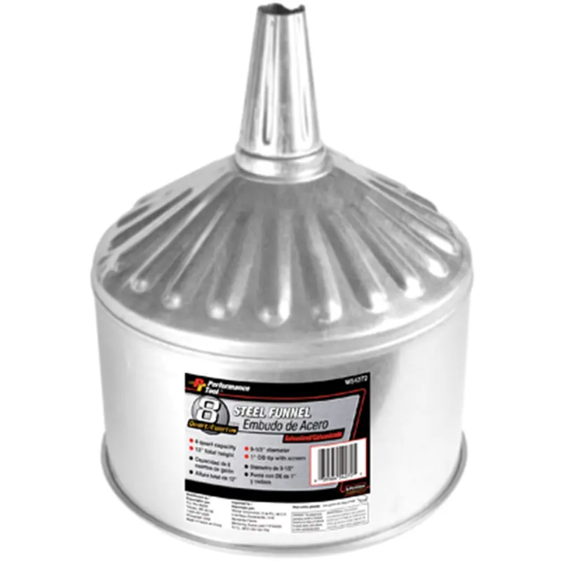 8Qt Steel Galvanized Funnel Wlmw54272 Wilmar Corp. / Performance Tool 1