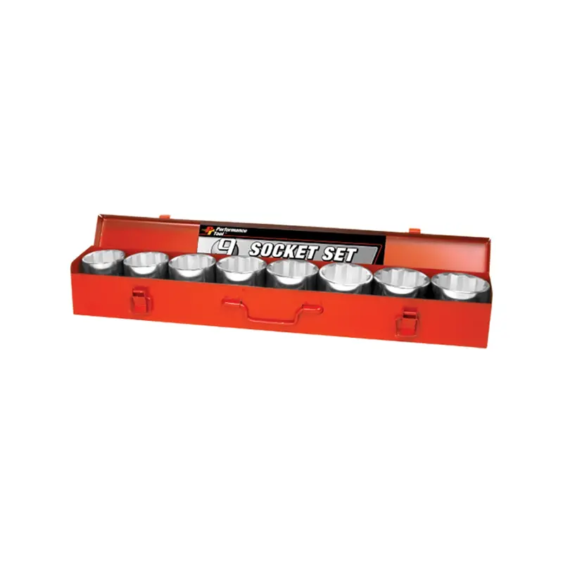 9 Pc 3/4" Dr Jumbo Socket Set Wlmw1179 Wilmar Corp. / Performance Tool 1