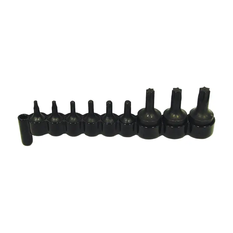 9 Piece 1/4" And 3/8" Drives Torx Socket Set Lis26550 Lisle 1
