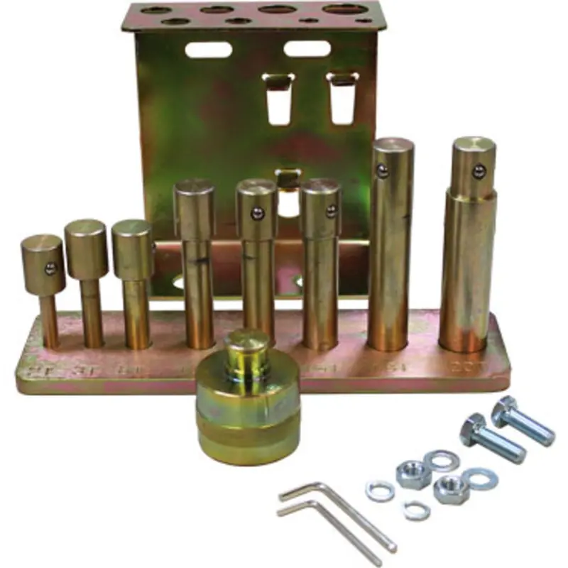 9 Piece Press Pin/Punch Kit For Dynamo Air/Hydraulic Shop Dyoht-Presspin-Kit Dynamo 1