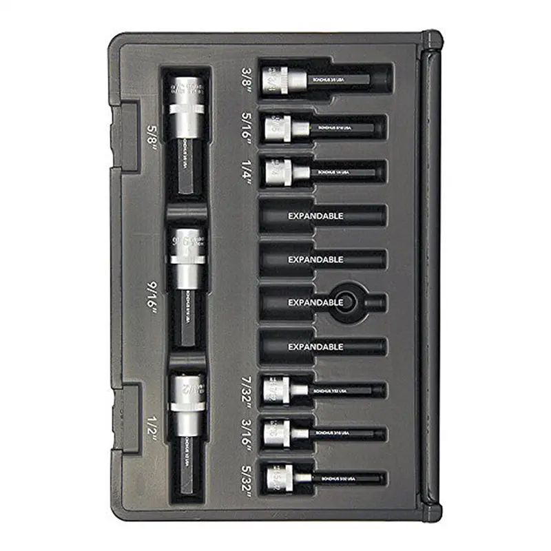 9-Piece Prohold Torx Bit Socket Set, 2" Long Bnd30299 Bondhus Corp. 1