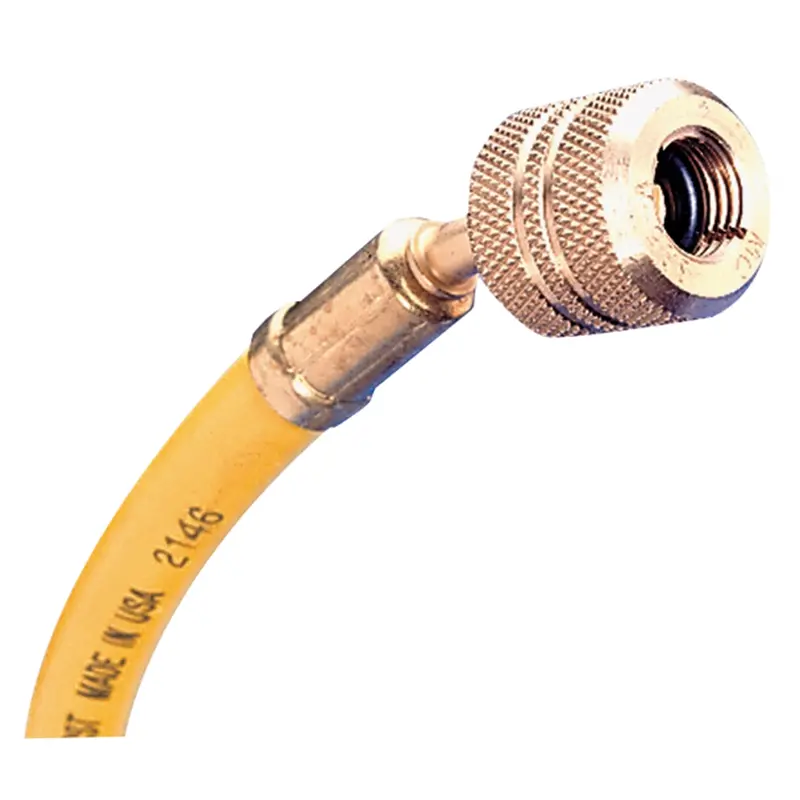 96" R-12 Yellow Hose With Auto Shut-Off Fittings Msc45962 Mastercool 1