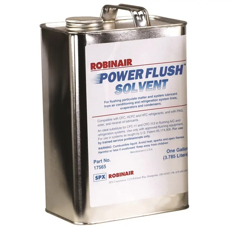 A/C Power Flush Solvent, One Gallon Can (Case Of 6) Rob17565 Robinair 1