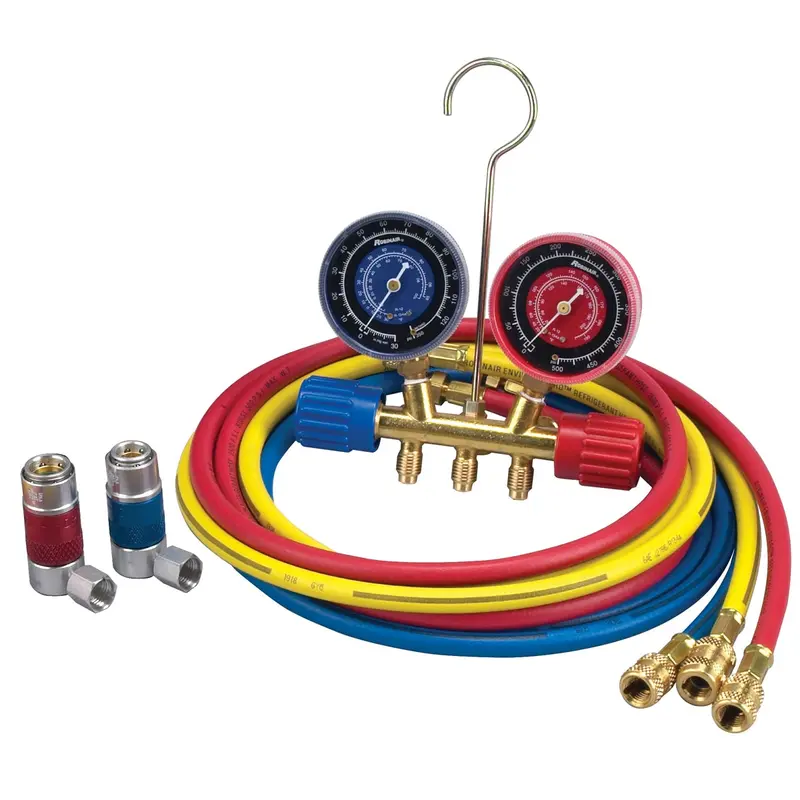 A/C R-134A Manifold Gauge Set With 72" Hose And Couplers Rob45111 Robinair 1
