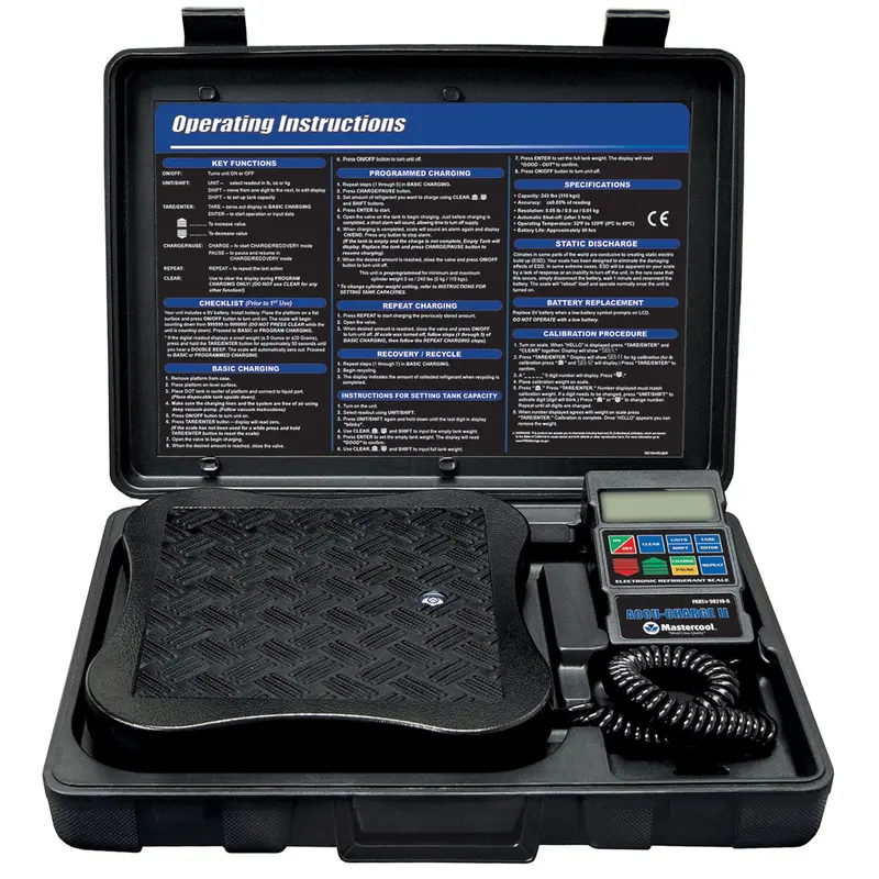 Accu-Charge Ii Electronic Charging Scale Msc98210a Mastercool 1