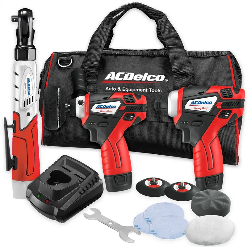 Acdelco G12 Series 12V Lith-Ion Polisher Combo W/Ratchet Acdarz1212-1 Acdelco 1