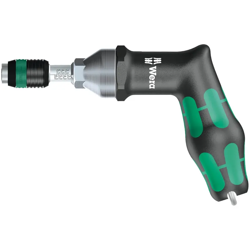 Adjustable Kraftform Torque Screwdriver With Pistol Handle And Rapidaptor Quick-Release Chuck Wer05074712001 Wera Tools 1