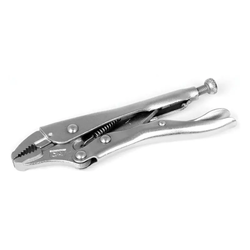 Adjustable Locking Pliers, 5" Long, With Curved Jaw Wlmw30752 Wilmar Corp. / Performance Tool 1