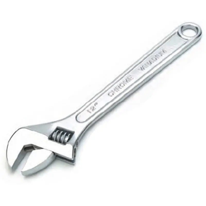 Adjustable Wrench, 12" Long, Satin Finish Wlmw30712 Wilmar Corp. / Performance Tool 1
