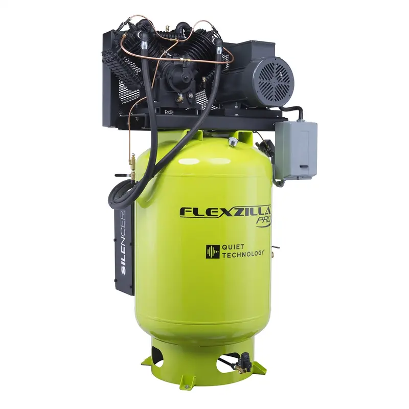 Air Compressor 10Hp, 120 Gal, 1 Ph, Vertical Lecfxs10v120v1 Flexzilla 1