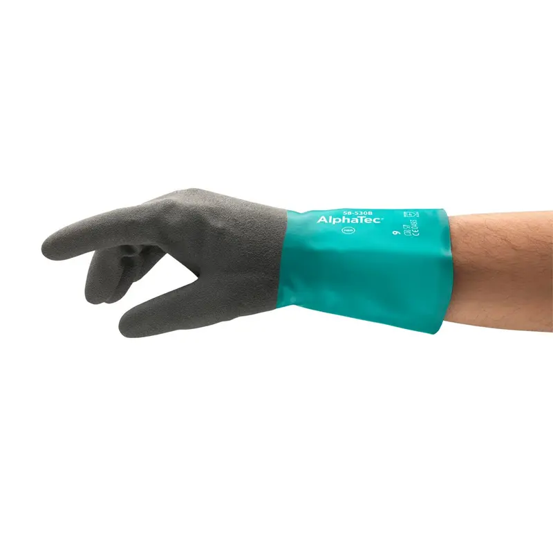 Alphatec 58-530B, Sea Green/Gray, Size M (Pack Of 6) Asl123810 Ansell 1