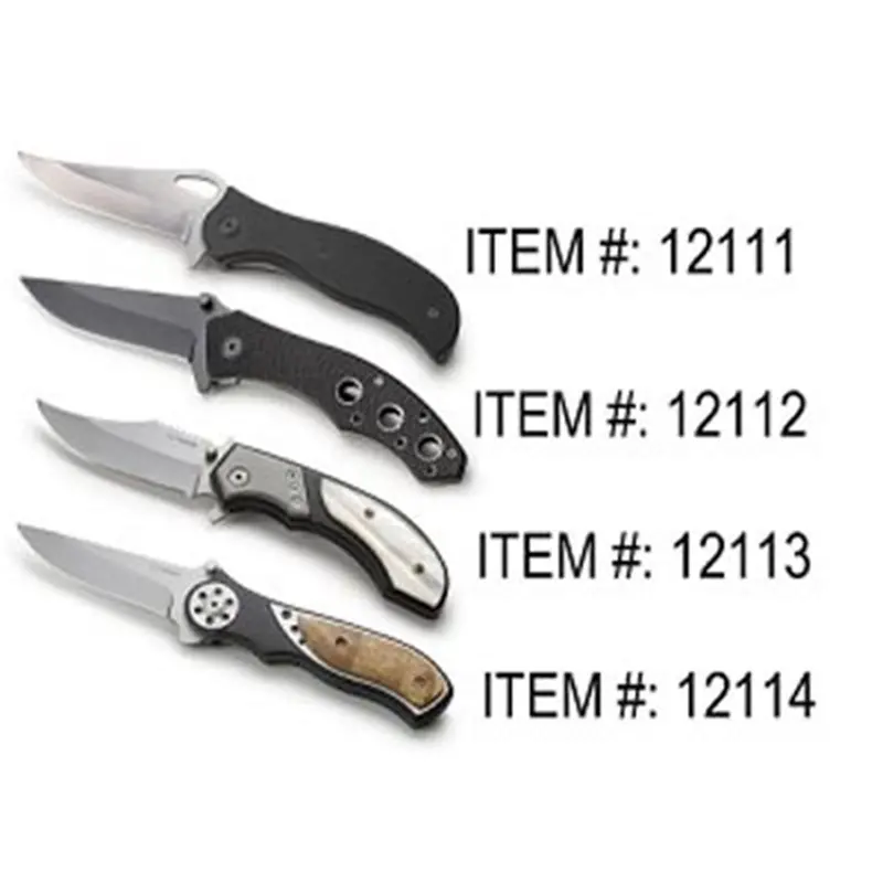 Assorted Knife Display, 12Pc, Includes 3Pcs Each Of Part Numbers 12111, 12112, 12113, And 12114 Tit12121 Titan 1