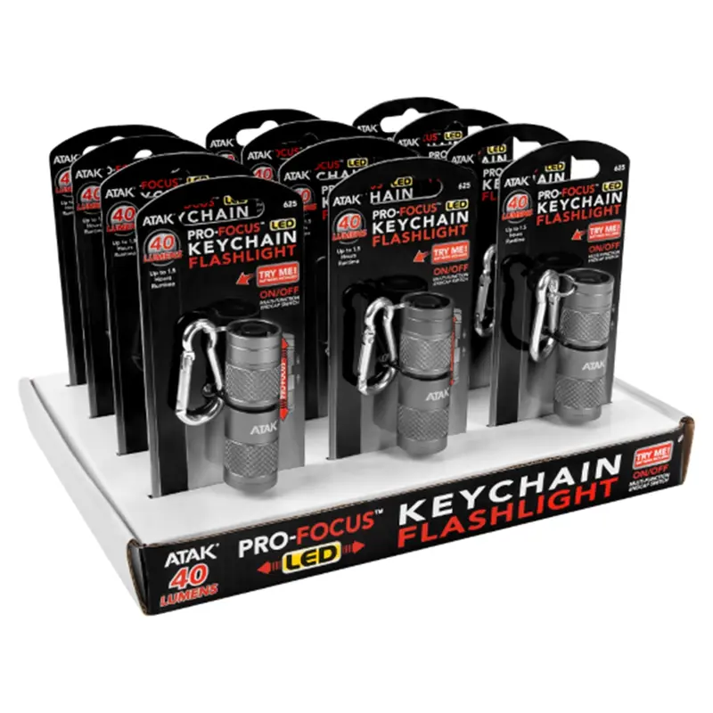 Atak 12 Pk. 40Lm Profocus Keychain Led Wlm625 Wilmar Corp. / Performance Tool 1