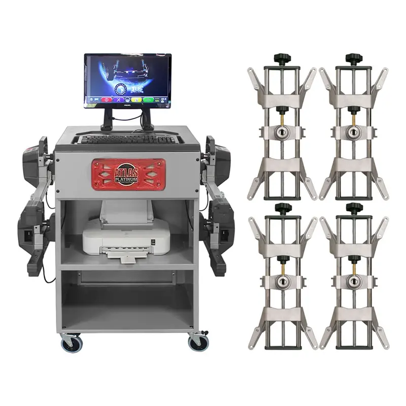 Atlas Platinum 501 Alignment Machine W/ 4-Point Clamps (Freight Prepaid) Ateap-Pwa501-4Pt-Fpd Atlas Automotive Equipment 1