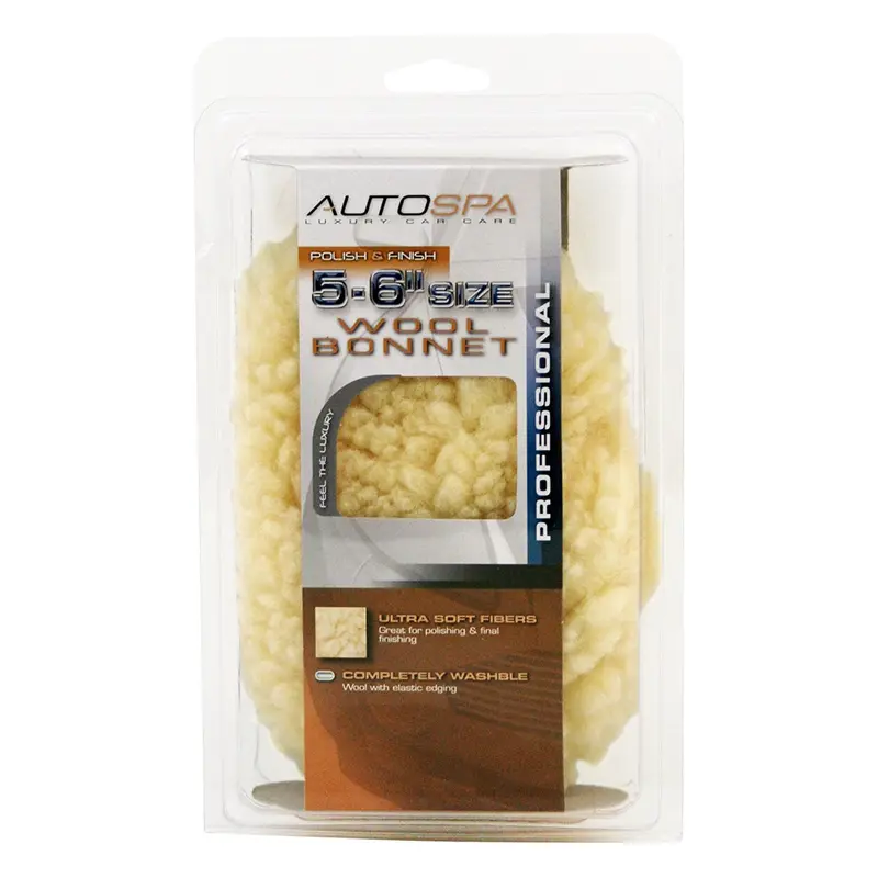 Autospa Soft Acrylic Wool 5-6 In. Polishing Bonnet Crd40403as Carrand 1