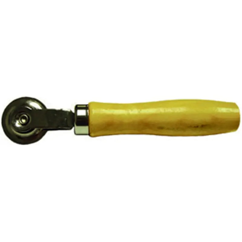 Ball Bearing Stitcher W/ Wooden Handle, 1 1/2" Wheel Diameter, 3Mm Thickness Tmrti69 The Main Resource 1