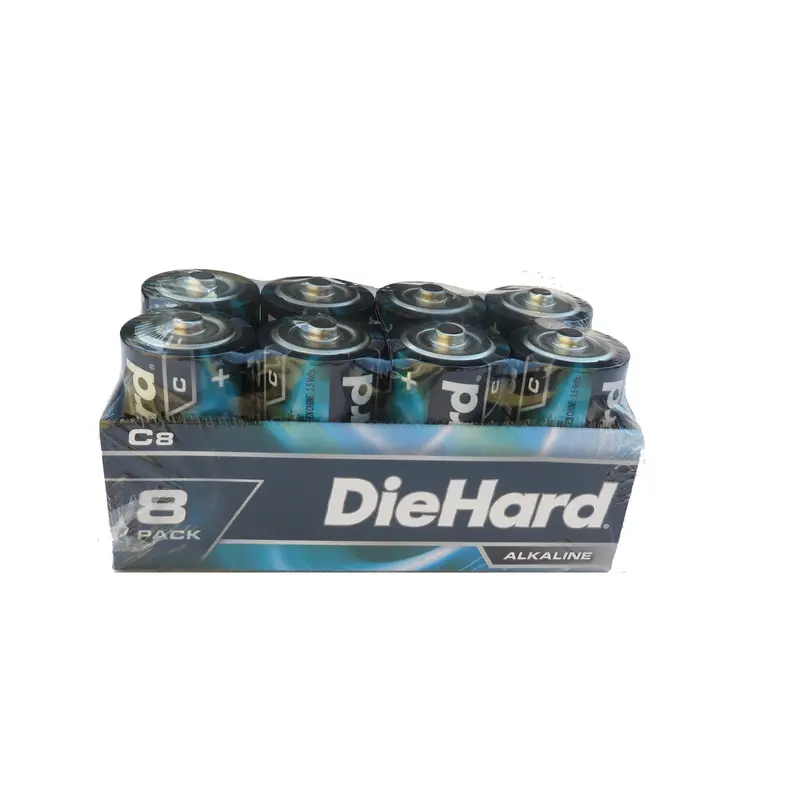 Batteries 8 Pack Diehard C Alkaline Dor41-1184 Dorcy International 1