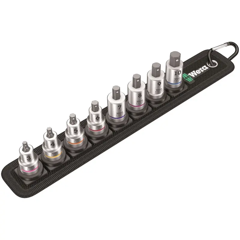 Belt B 2 Zyklop Bit Socket Set 3/8In Wer05003971001 Wera Tools 1