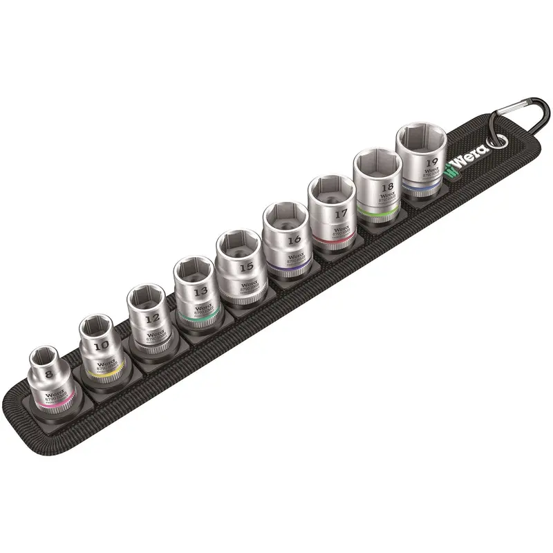 Belt B 4 Zyklop Bit Skt Set With 3/8In Dr Wer05003973001 Wera Tools 1