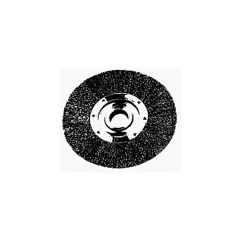 Bench Grinder Wire Wheel, 10" Diameter, Coarse Crimped Wire, Wide Face, 3/4" Arbor Wei36065 Weiler 1