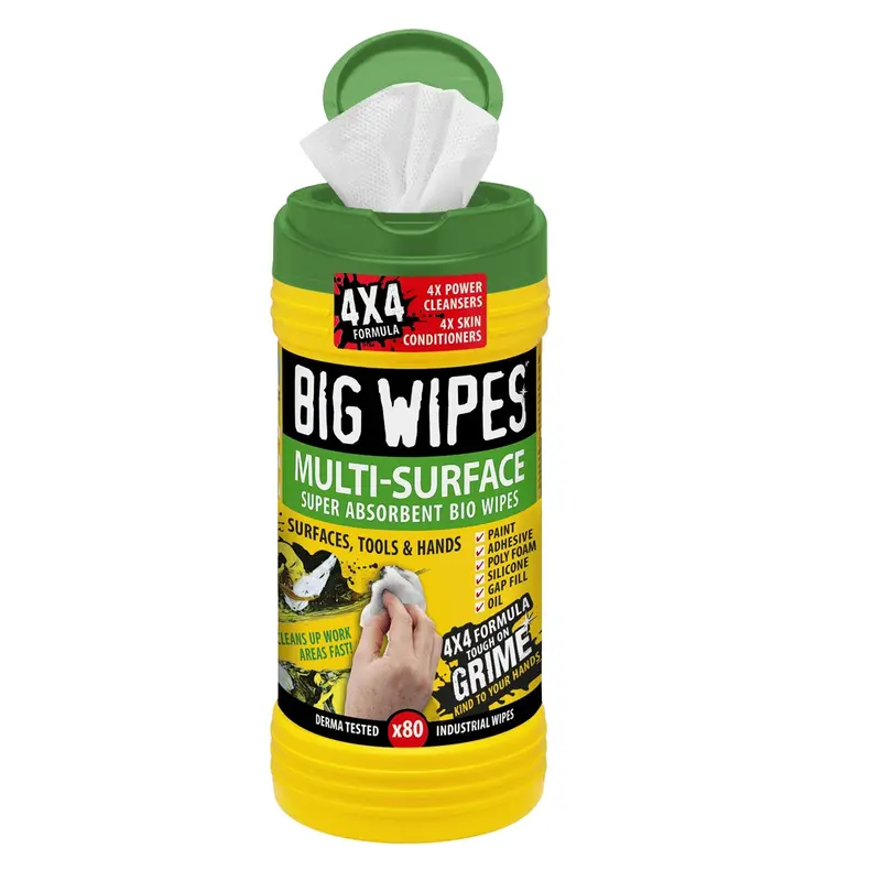 Big Wipes Multi Surface Bio Wipes (80-Count) Bwp6002-3 Big Wipes 1