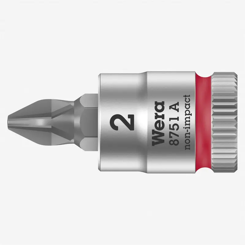 Bit Socket With 1/4In Drive, Ph 1 X 28 Mm Wer05003350001 Wera Tools 1