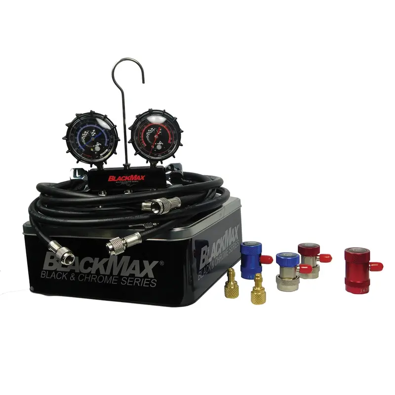 Black Max Series Dual R134a And R1234yf Manifold Gauge Set Cpsmaid8qdl Cps Products 1