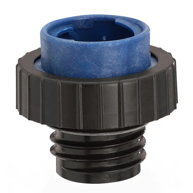 Blue 1-3/8" Shallow Cam Cap Adapter With Black Ring Stn12403 Stant 1