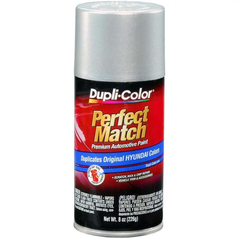Bright Silver Metallic Hyundai Exact-Match Automotive Paint - 8 Oz. Aerosol Dupbhy1800 Krylon 1